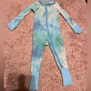 Little Sleepies Tidepool Watercolor Zippie